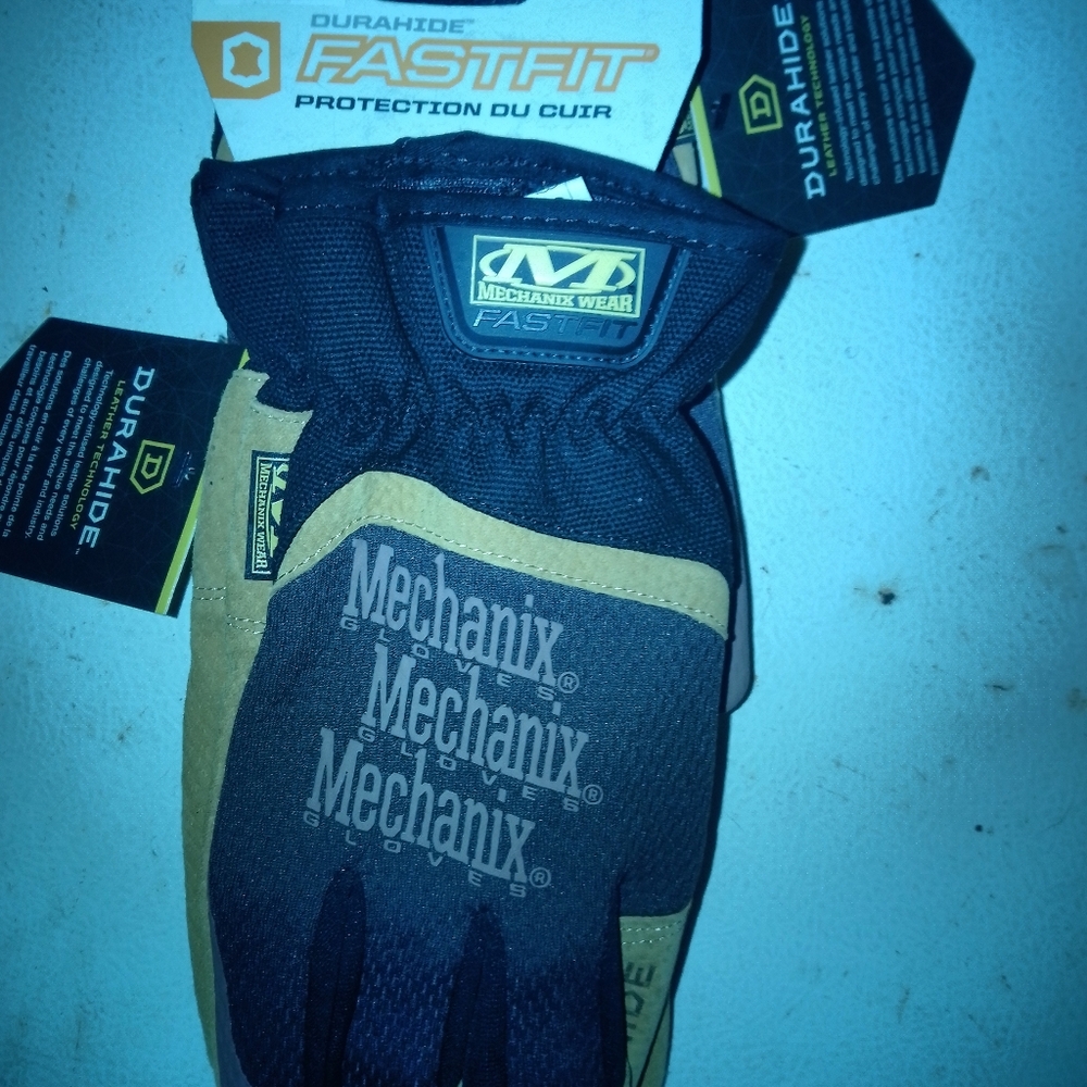 BNWT MECHANIC FAST-FIT DURAHIDE WORK GLOVES